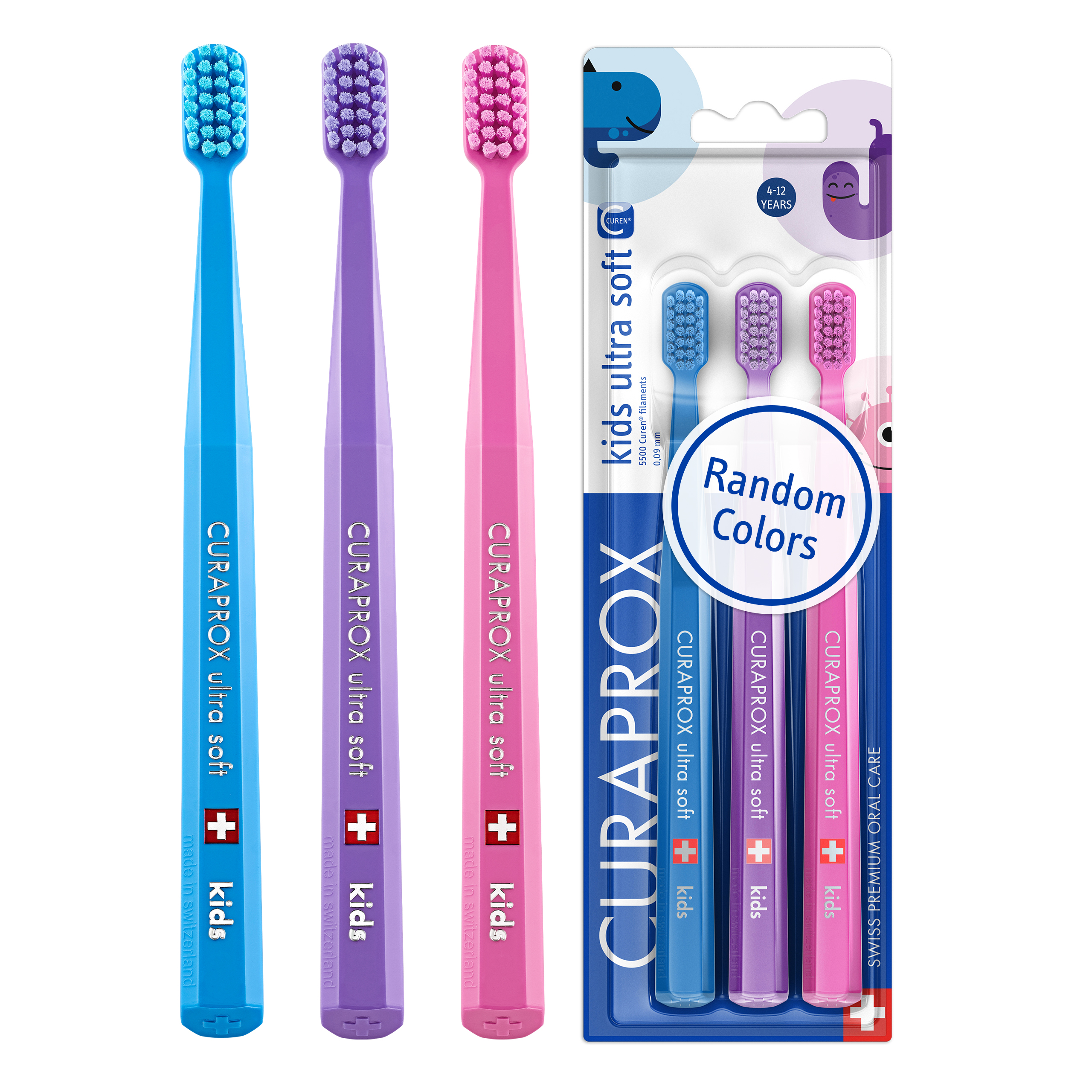 Curaprox Kids, three pack - Curaprox Wholesale - Airgoods